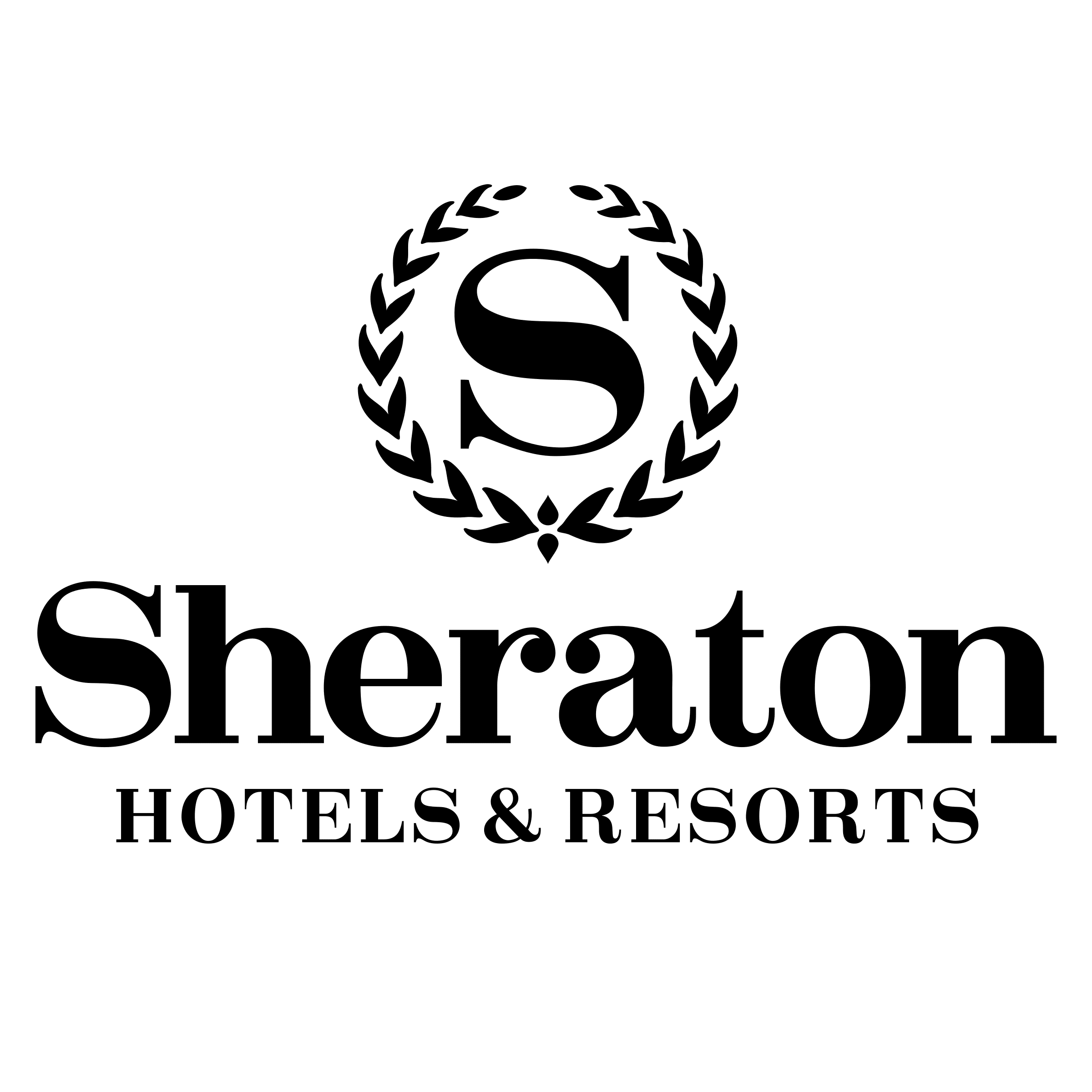 Sheraton Hotels & resorts logo.