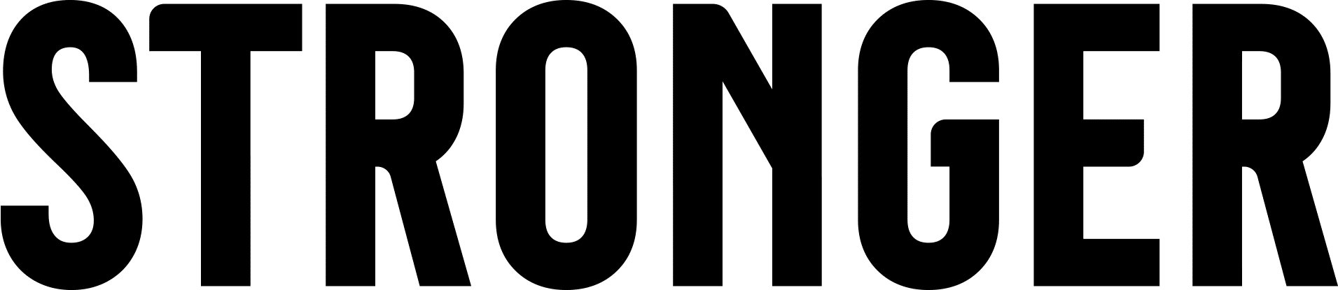 Stronger logo.
