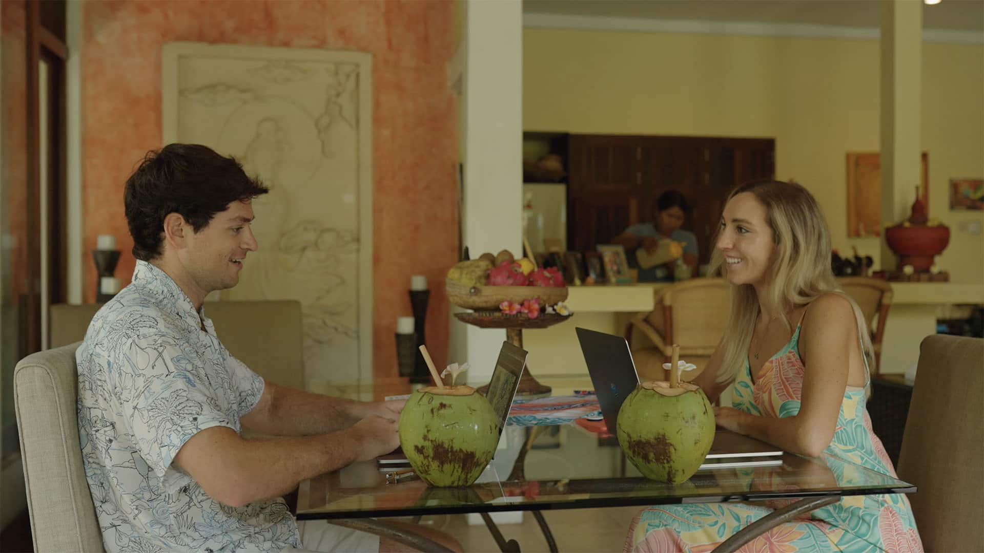 Behind the scenes from a video production in Bali.