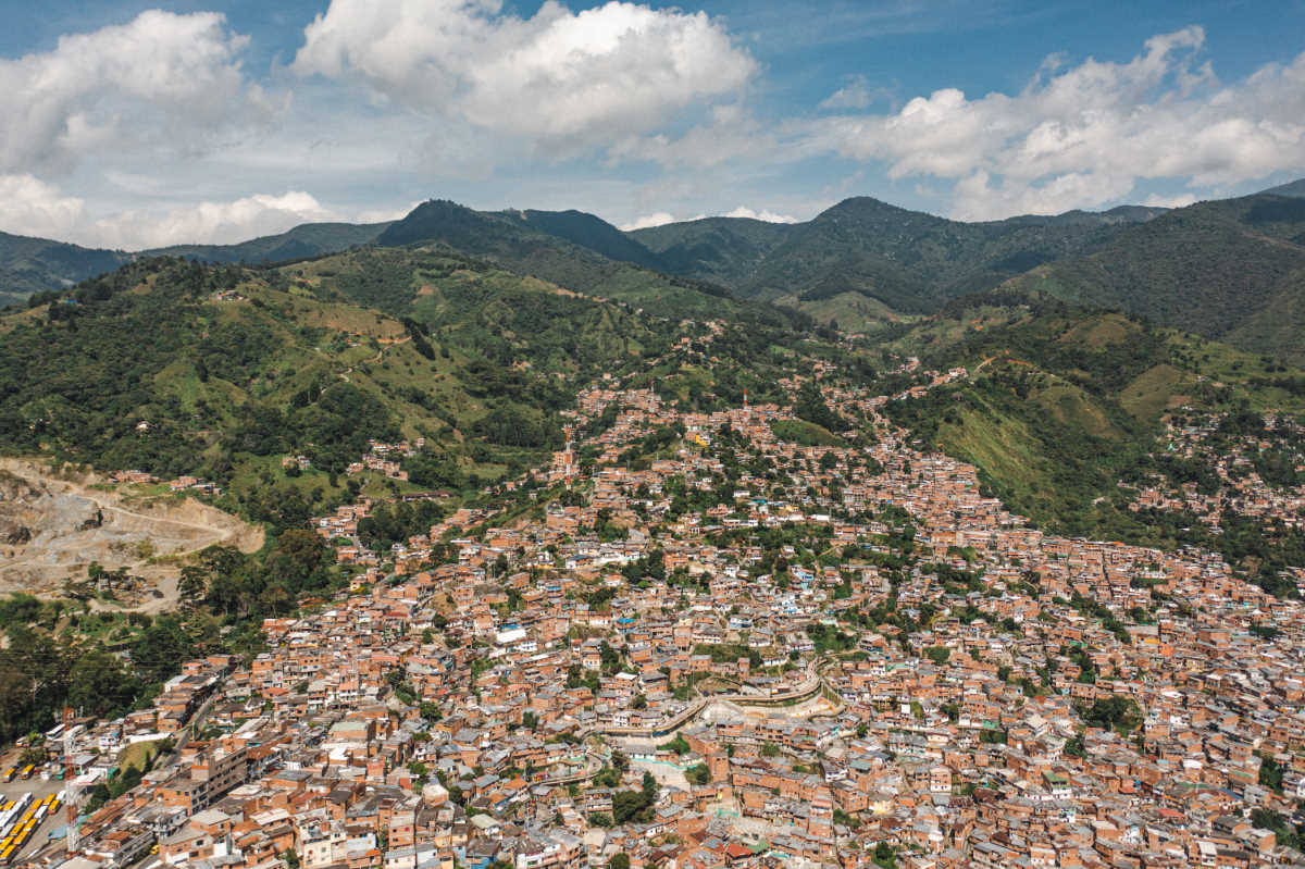 Colombia aerial shot