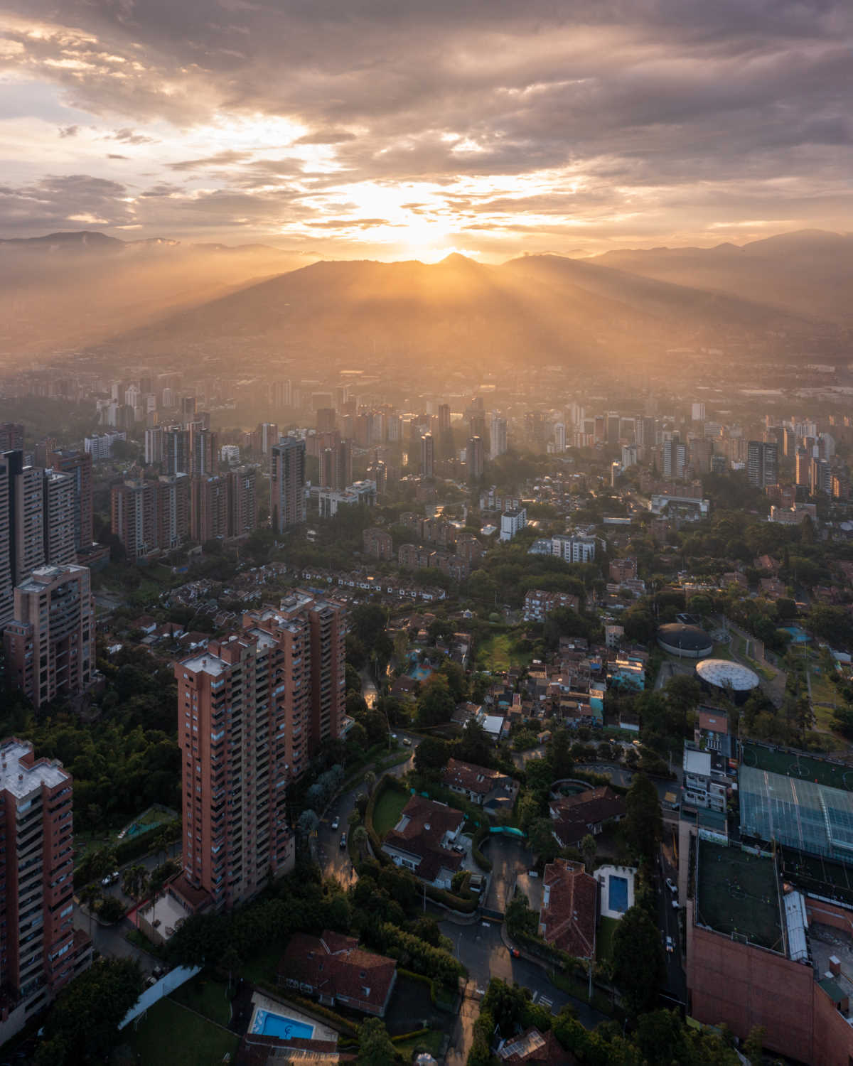 Colombia skyline
