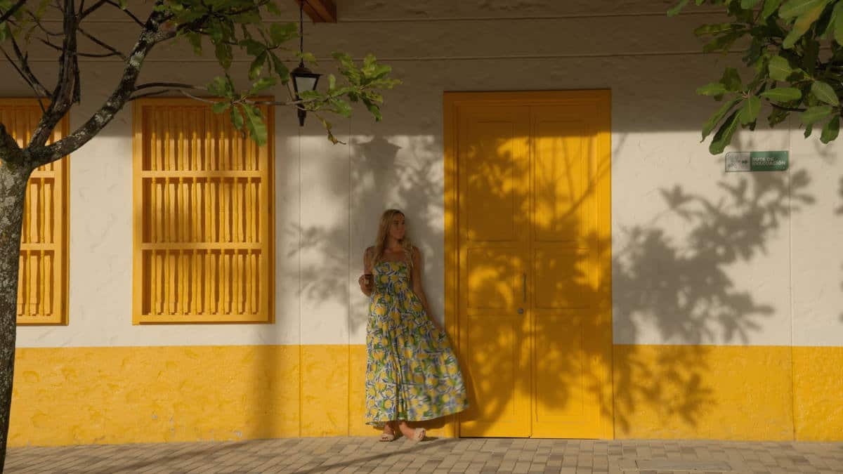 Kenny Flowers lemon dress
